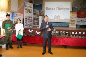 Торжественное открытие «Вахты Памяти-2023» в Приволжском районе Астраханской области